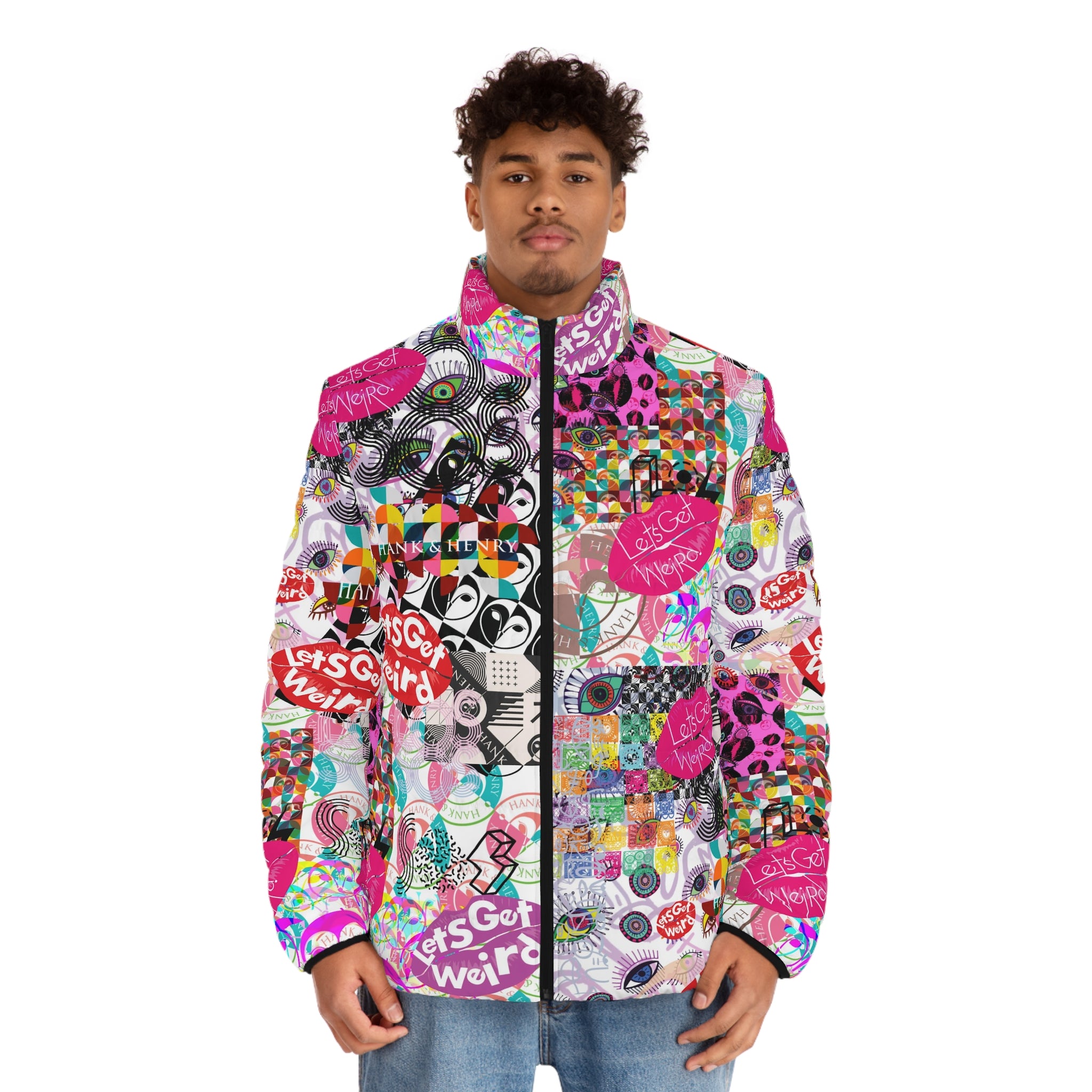 ジャケット [BITTER CELLS] Witty Puffer Jacket-Flower BITTER CELLS] Witty Puffer Jacket-Flower (BITTER CELLS
