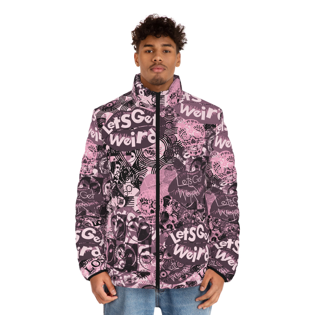 Let's Get Weird | Men's Puffer Jacket (SM-2XL)