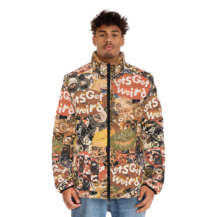 Let's Get Weird | Men's Puffer Jacket (SM-2XL)