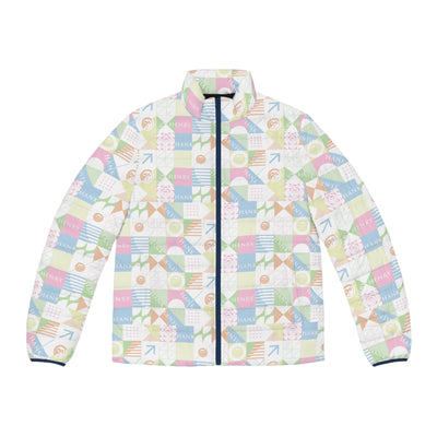 Downtown Bloom | Men's Puffer Jacket (SM-2XL)