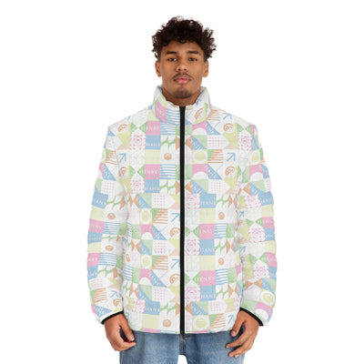 Downtown Bloom | Men's Puffer Jacket (SM-2XL)