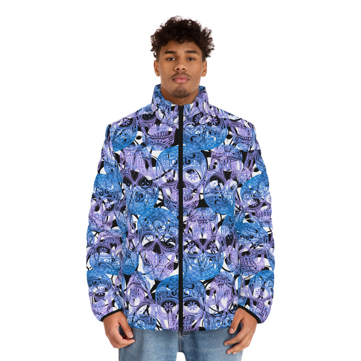 Sugar My Skulls | Men's Puffer Jacket (SM-2XL) STYLE# HH111