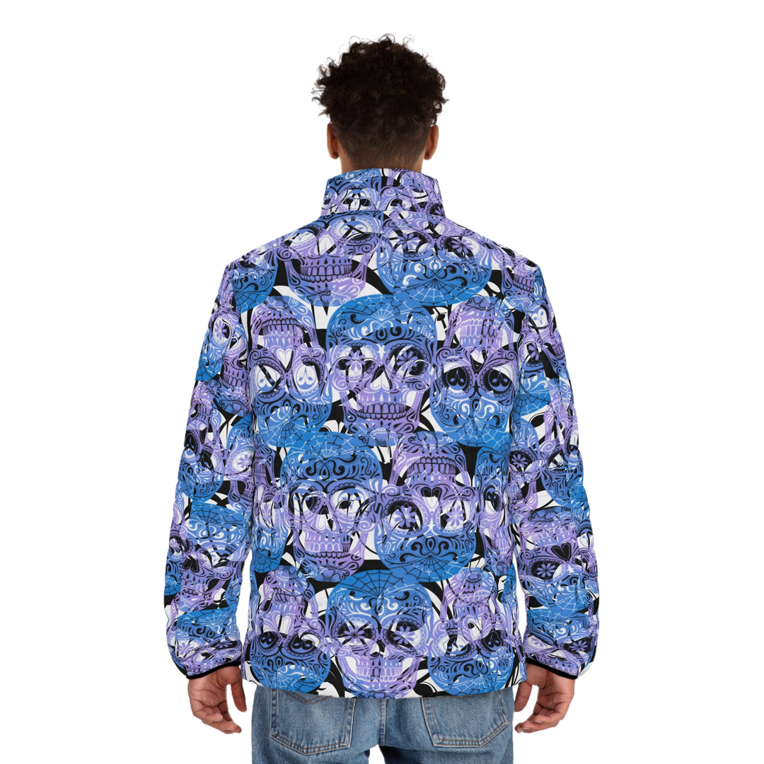 Sugar My Skulls | Men's Puffer Jacket (SM-2XL) STYLE# HH111