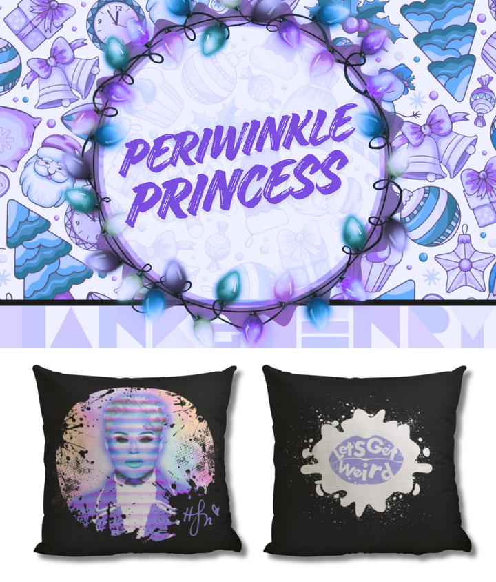 23pc. Christmas Mystery Boxes w/ 18"x18" Retro Glitz Pillow