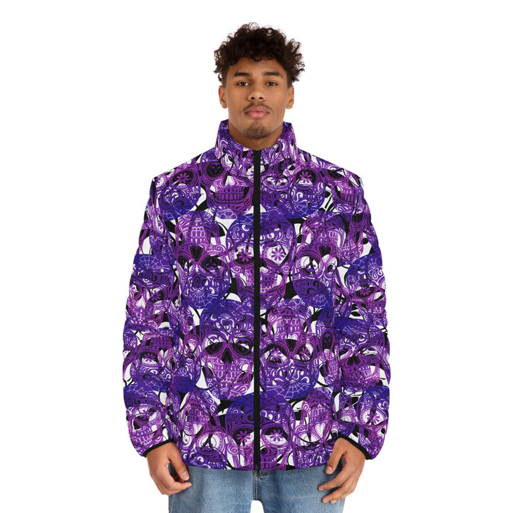 Downtown Bloom | Men's Puffer Jacket (SM-2XL) STYLE# HH134