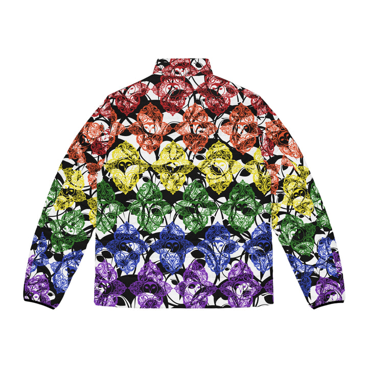 Downtown Bloom | Men's Puffer Jacket (SM-2XL) STYLE# HH133