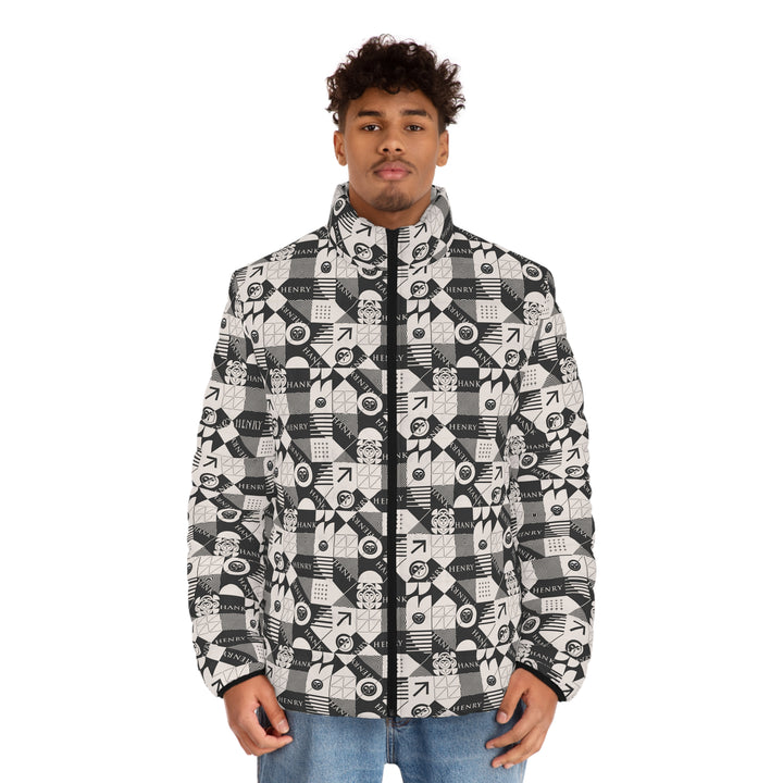 Downtown Bloom | Men's Puffer Jacket (SM-2XL)