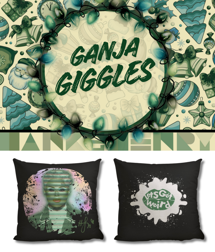 23pc. Christmas Mystery Boxes w/ 18"x18" Retro Glitz Pillow