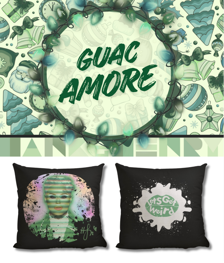 23pc. Christmas Mystery Boxes w/ 18"x18" Retro Glitz Pillow