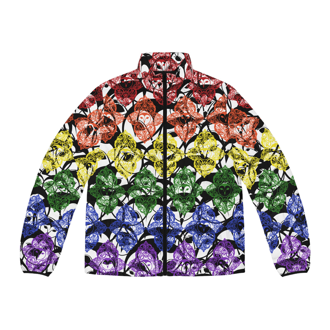 Downtown Bloom | Men's Puffer Jacket (SM-2XL) STYLE# HH133