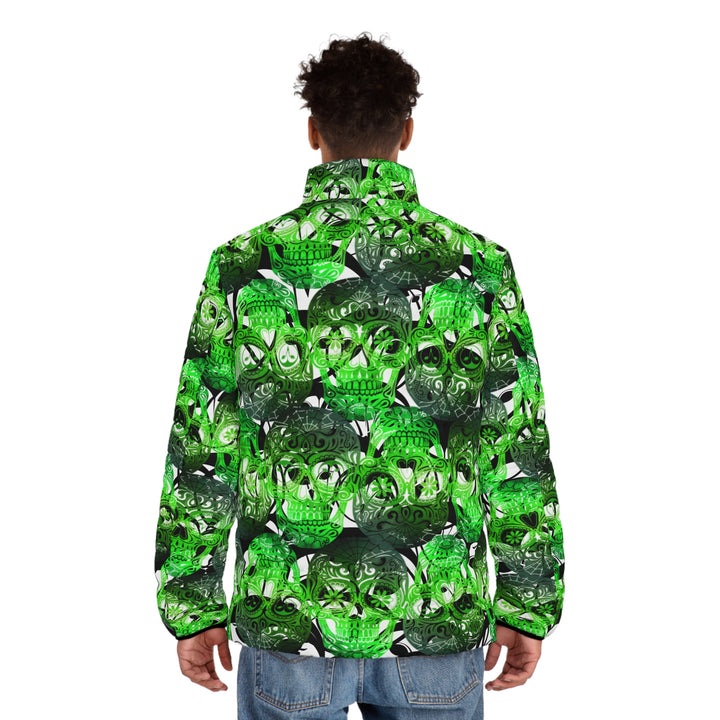 Sugar My Skulls | Men's Puffer Jacket (SM-2XL) STYLE# HH129