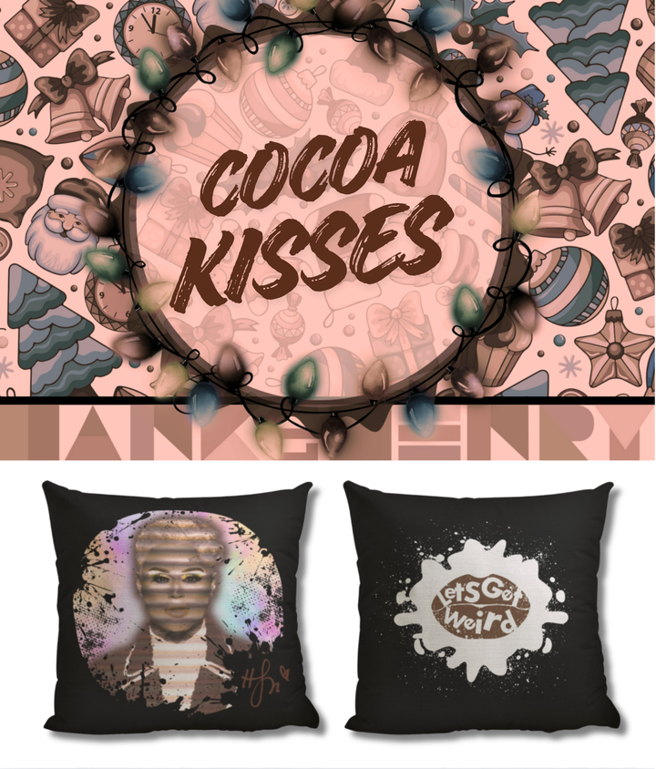 23pc. Christmas Mystery Boxes w/ 18"x18" Retro Glitz Pillow