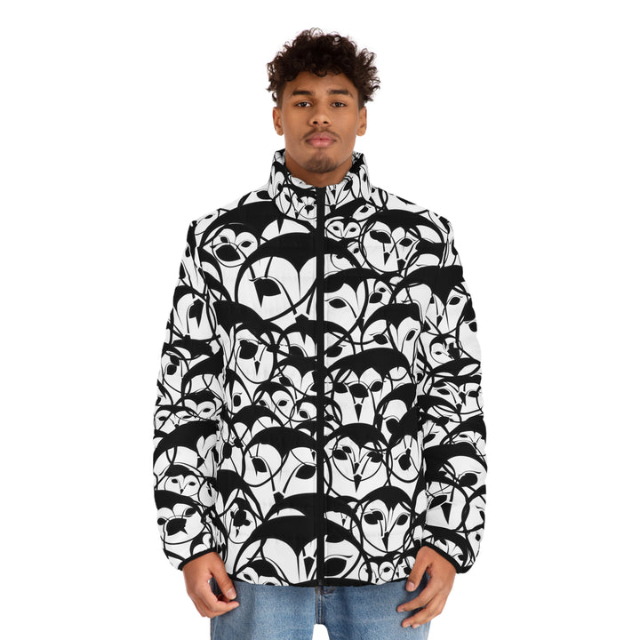 Downtown Bloom | Men's Puffer Jacket (SM-2XL)