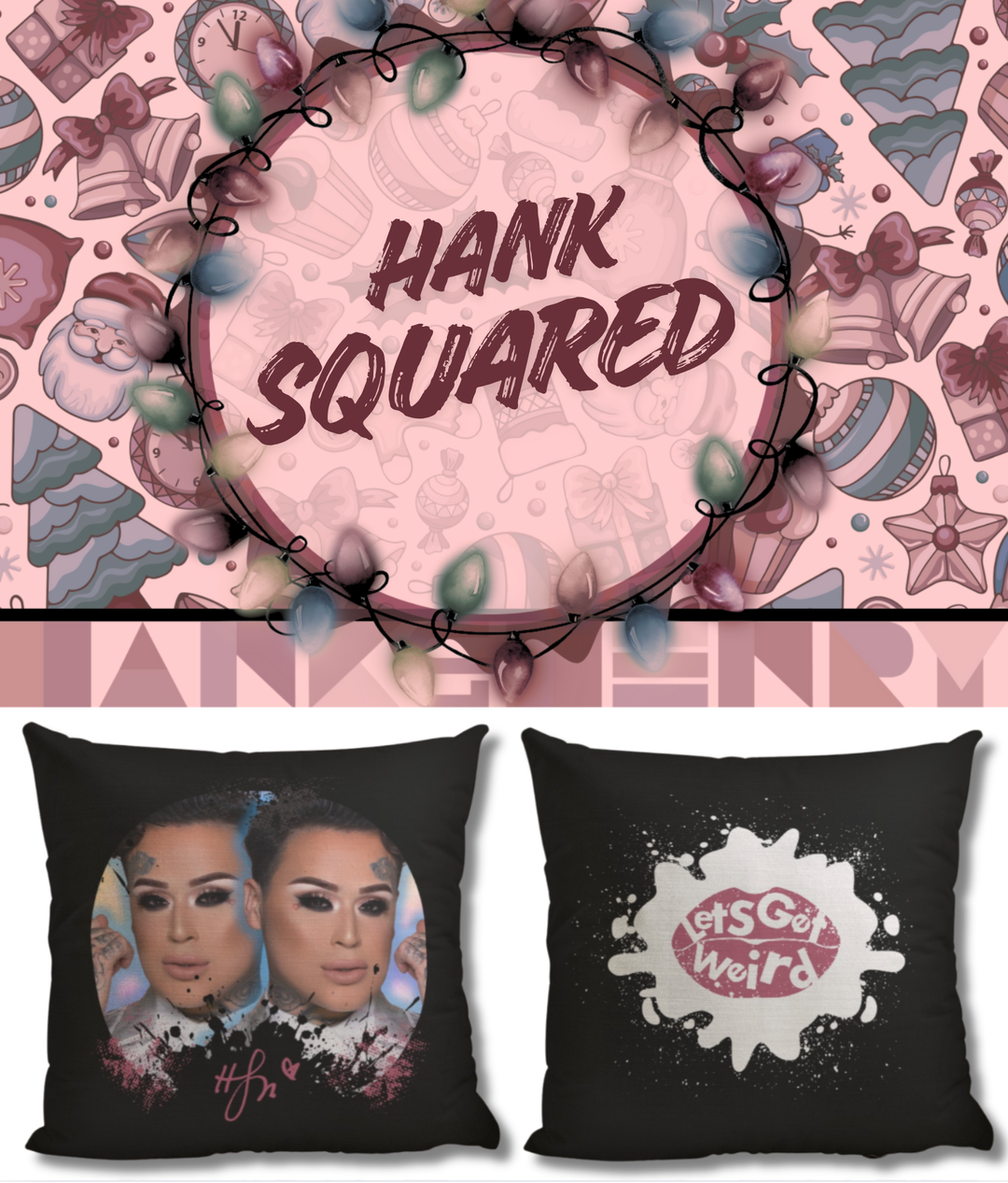 23pc.  Christmas Mystery Boxes w/ 18"x18" H&H Pillow