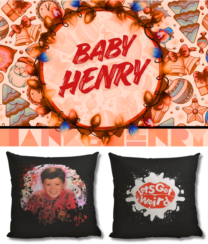 23pc.  Christmas Mystery Boxes w/ 18"x18" H&H Pillow