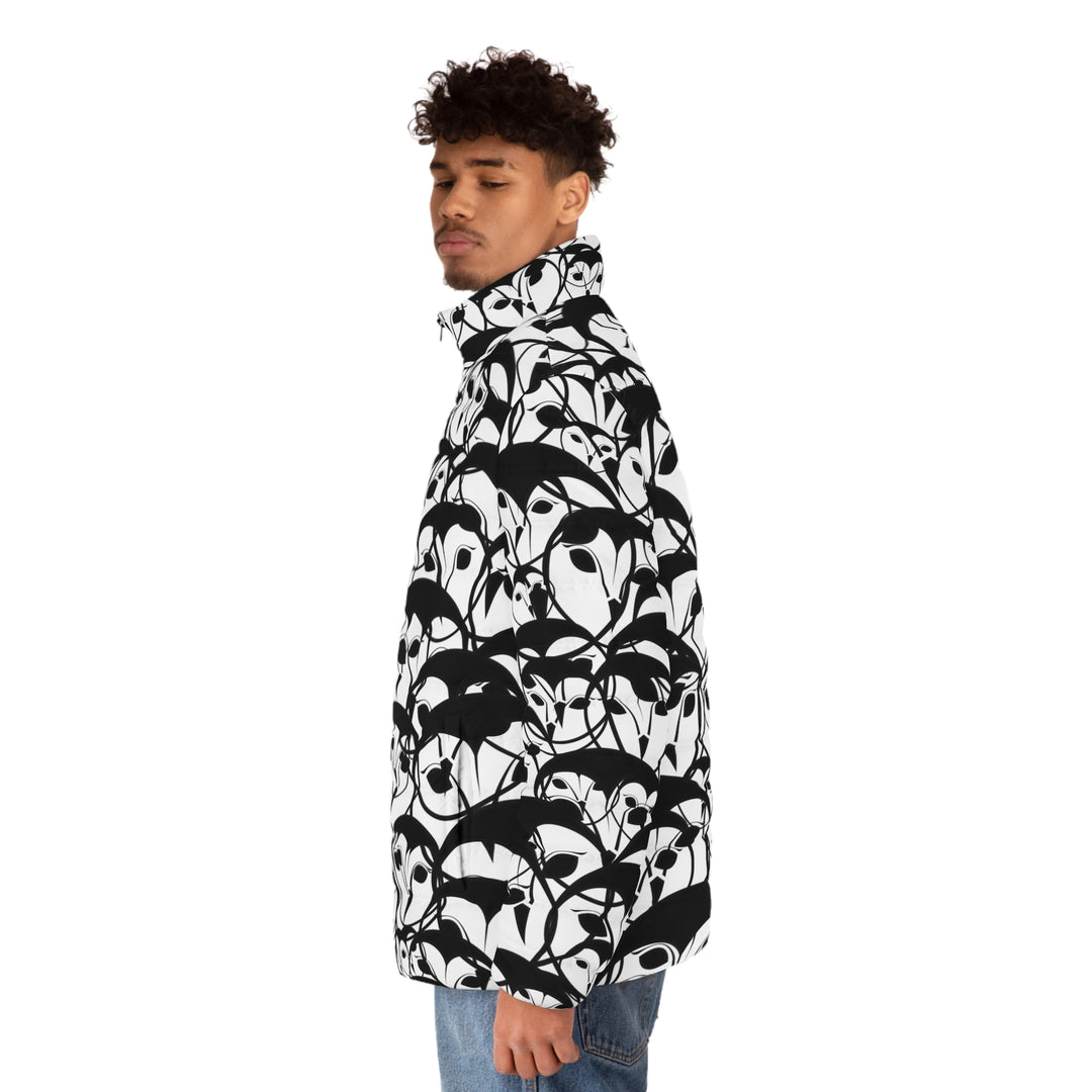 Downtown Bloom | Men's Puffer Jacket (SM-2XL)