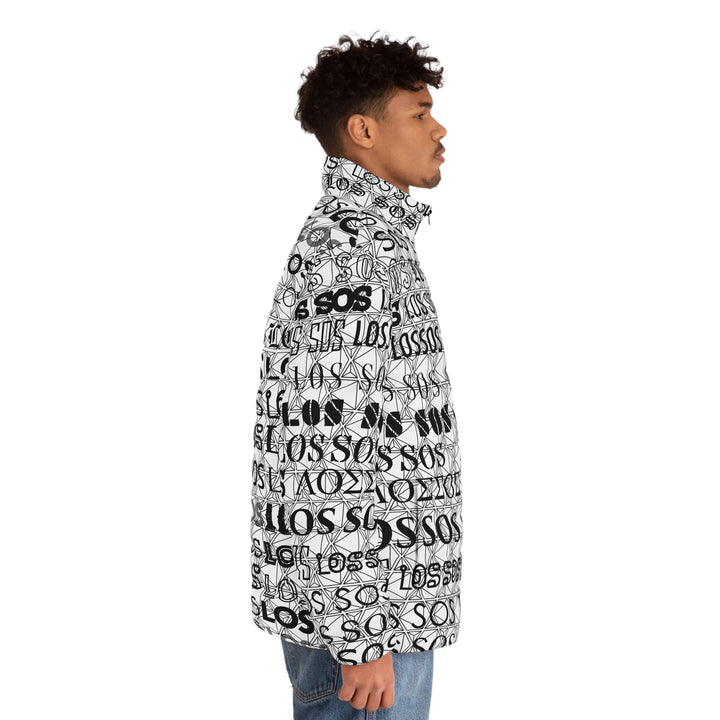 Downtown Bloom | Men's Puffer Jacket (SM-2XL)