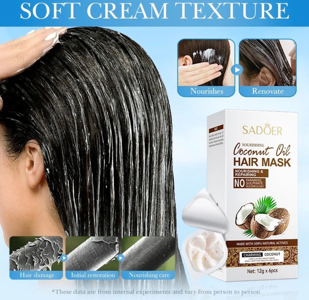 Coconut Oil Hair Mask.
