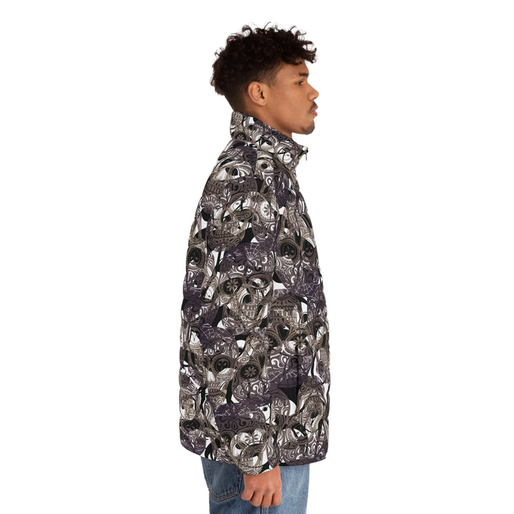 Downtown Bloom | Men's Puffer Jacket (SM-2XL) STYLE# HH136
