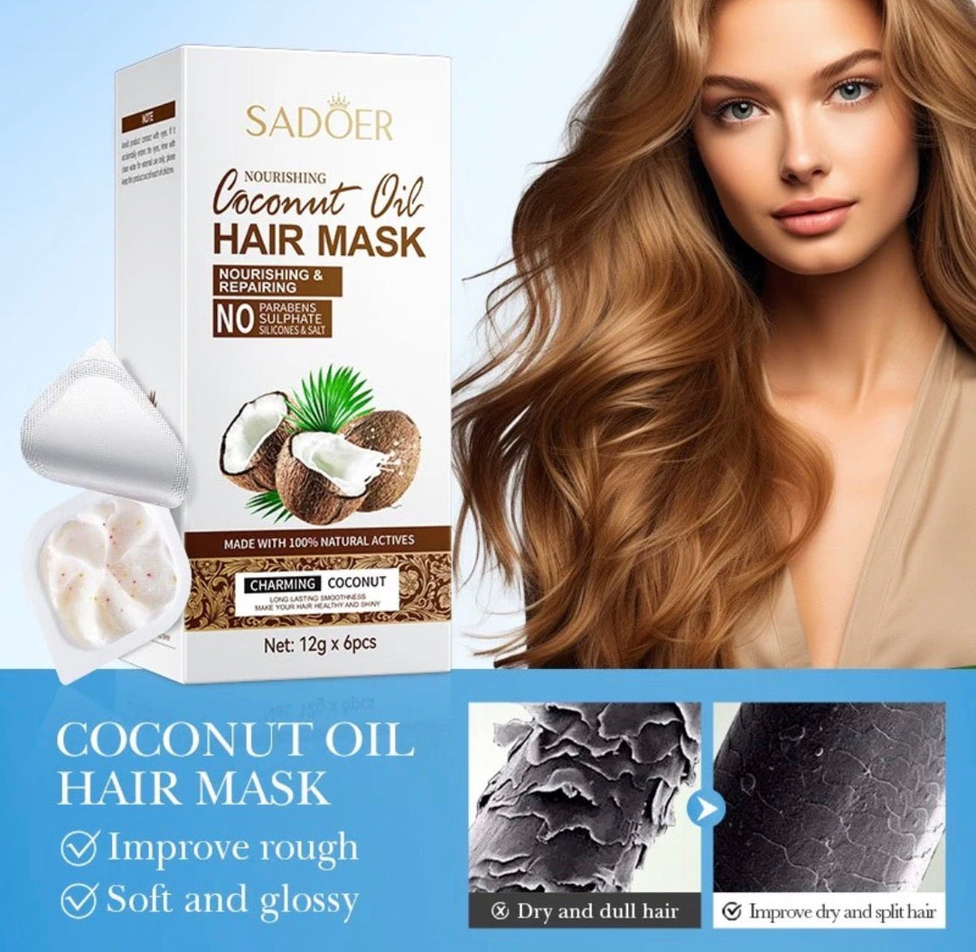 WSC SADOER Coconut Hair Mask 12g x 6pcs