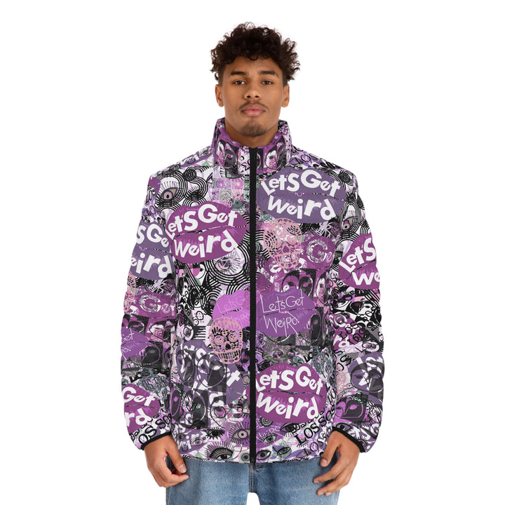 Let's Get Weird | Men's Puffer Jacket (SM-2XL)