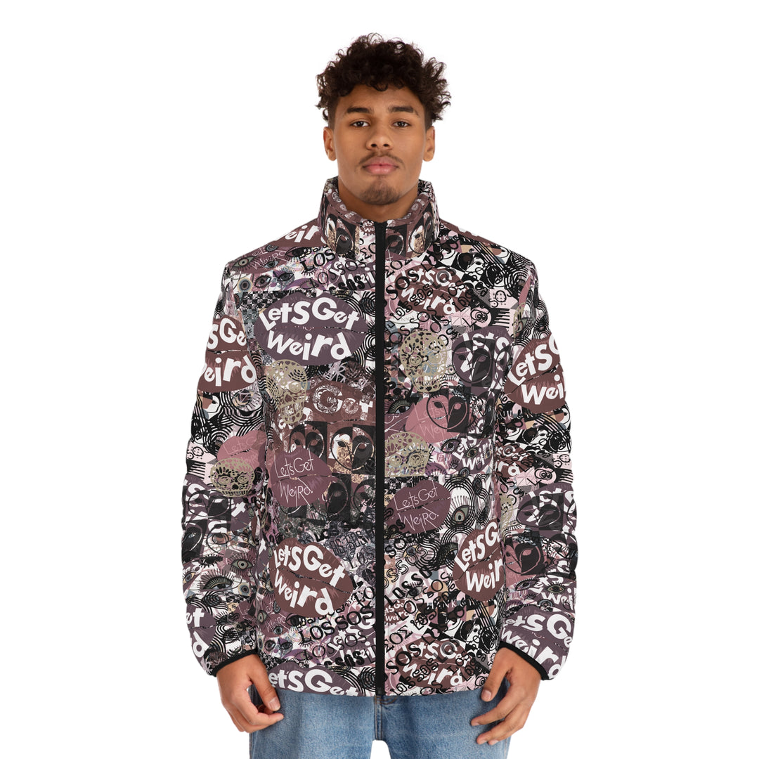 Let's Get Weird | Men's Puffer Jacket (SM-2XL)