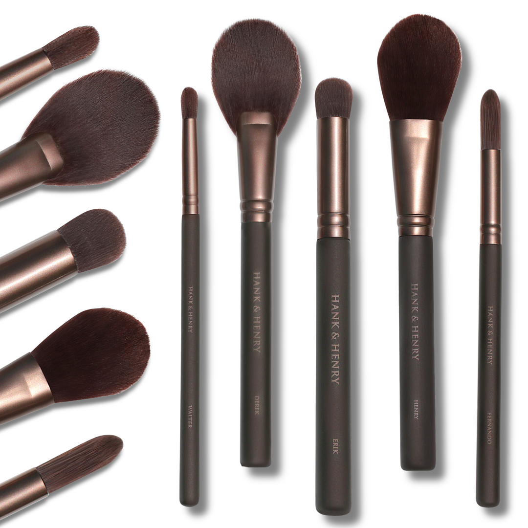 5pc. Velvet Touch Chocolate Face Brush Bundle