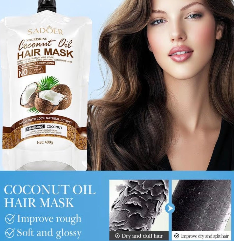 Coconut Oil Hair Mask.