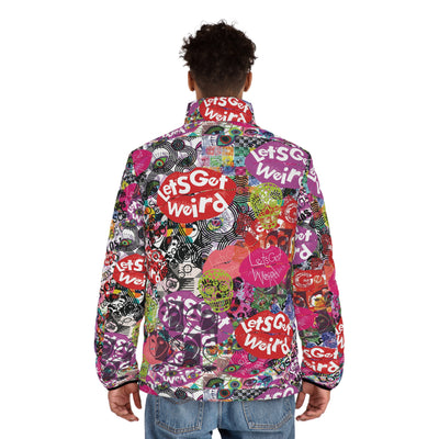 Let's Get Weird | Men's Puffer Jacket (SM-2XL)