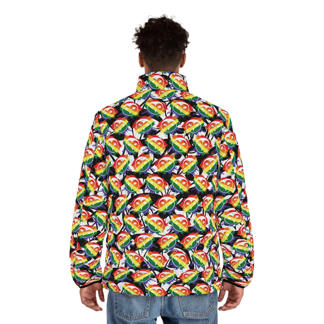 Downtown Bloom | Men's Puffer Jacket (SM-2XL) STYLE# HH130