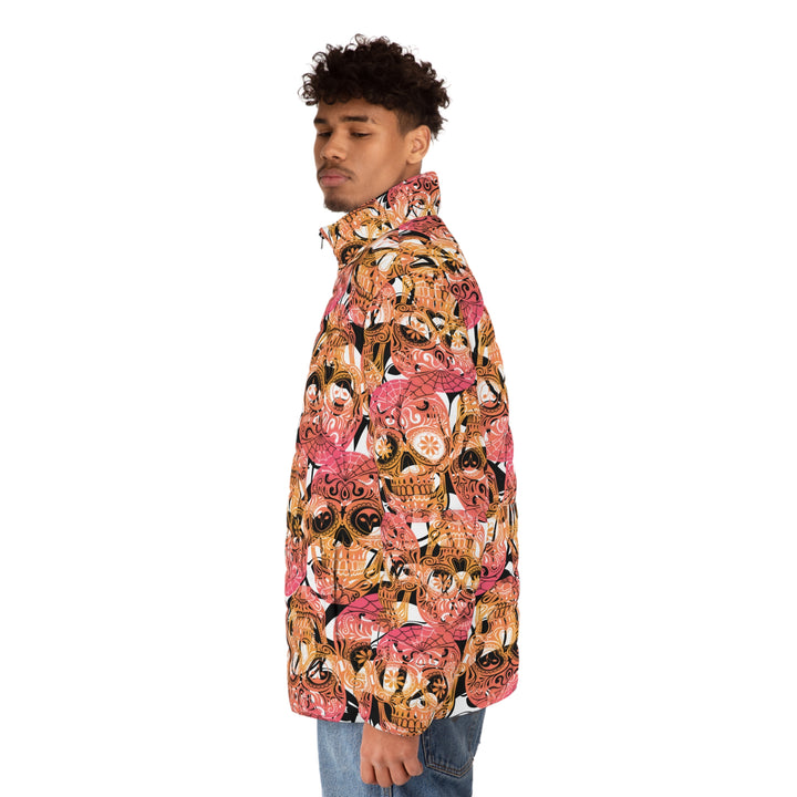 Downtown Bloom | Men's Puffer Jacket (SM-2XL) STYLE# HH139