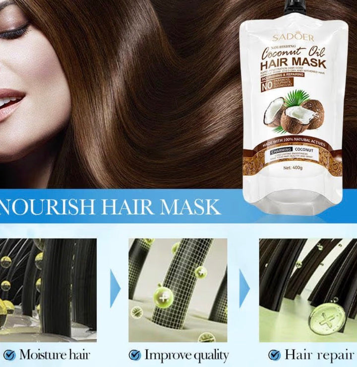 Coconut Oil Hair Mask.