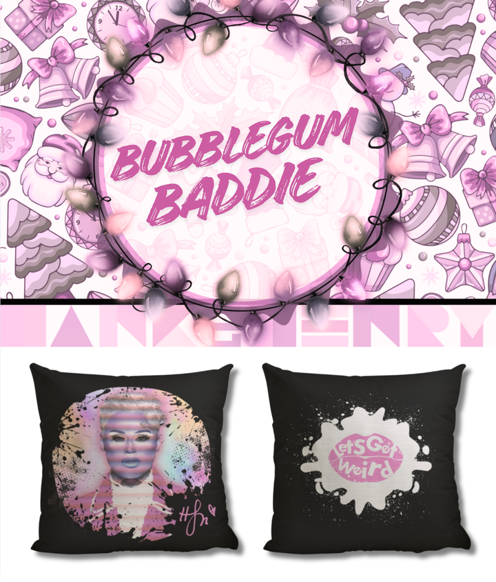 23pc. Christmas Mystery Boxes w/ 18"x18" Retro Glitz Pillow