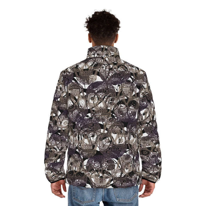 Downtown Bloom | Men's Puffer Jacket (SM-2XL) STYLE# HH136