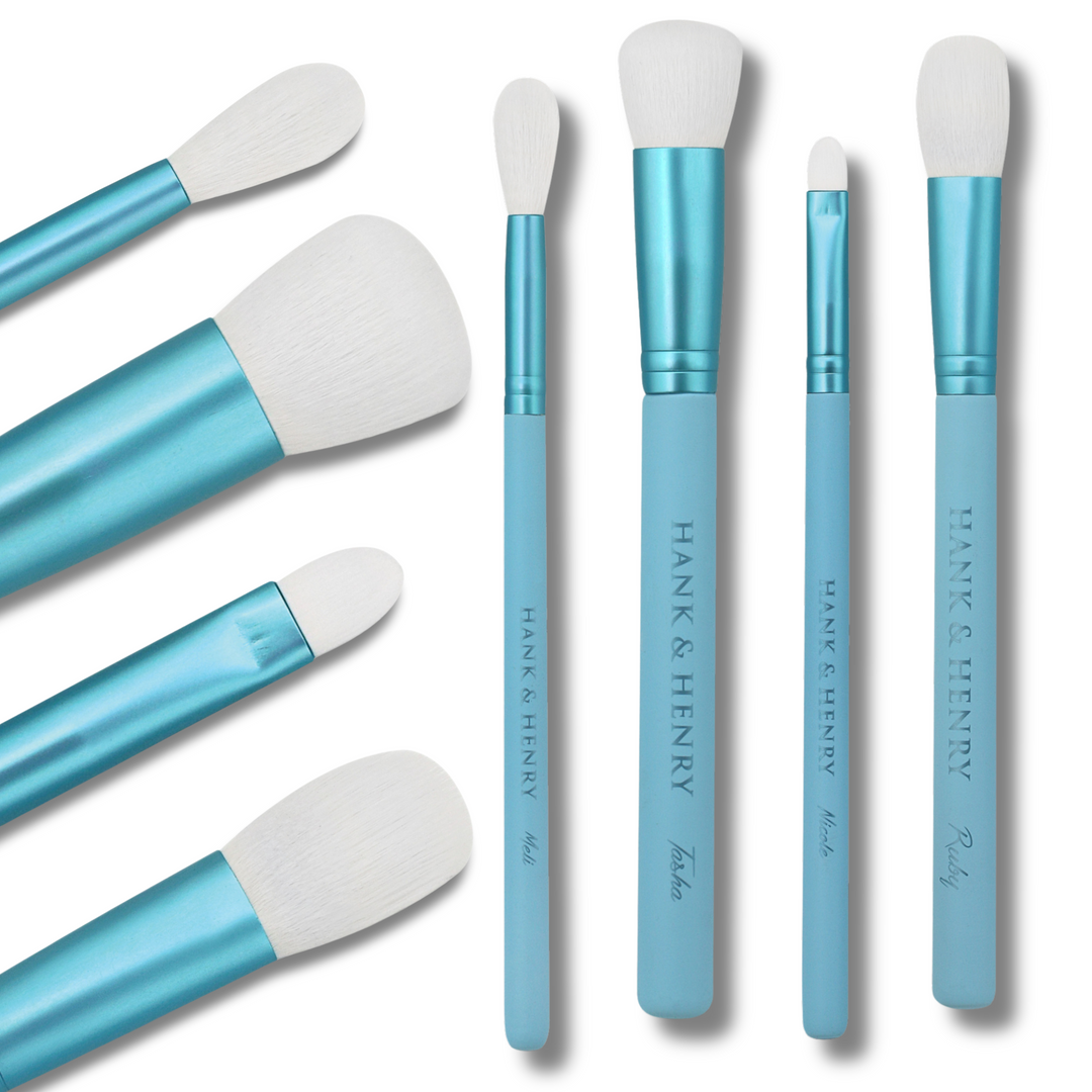 4pc. Velvet Touch Baby Blue Pastel Brush Bundle