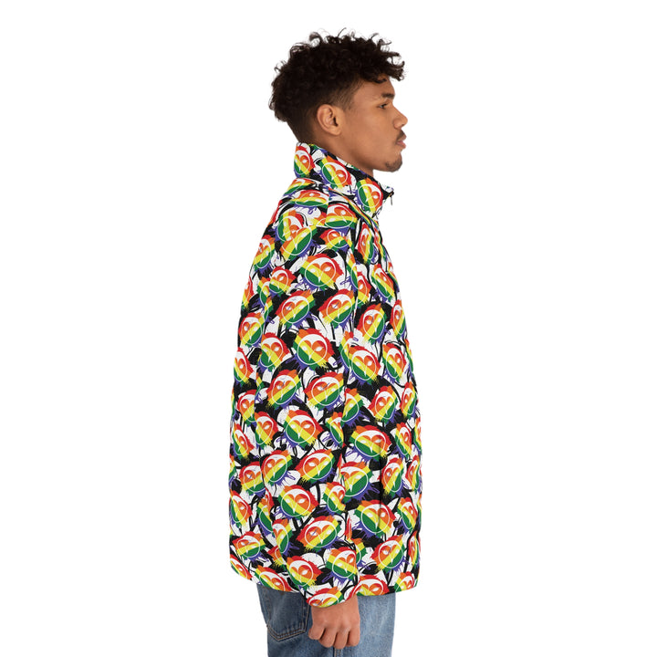Downtown Bloom | Men's Puffer Jacket (SM-2XL) STYLE# HH130