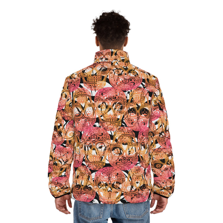 Downtown Bloom | Men's Puffer Jacket (SM-2XL) STYLE# HH139