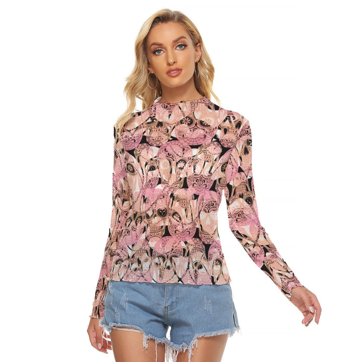 Sugar My Skulls | Mesh T-Shirt (XS-6XL) STYLE# HH143