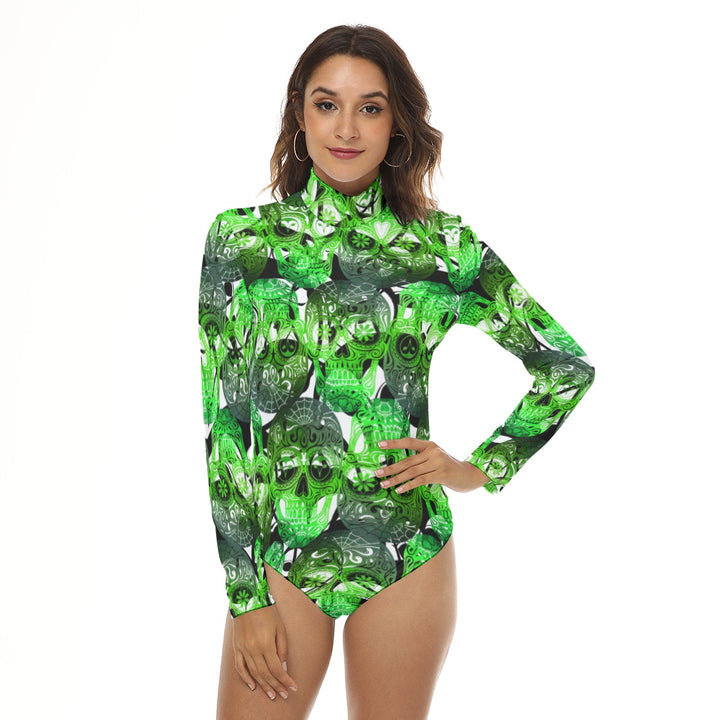 Sugar My Skulls | Bodysuit (SM-4XL) STYLE# HH055