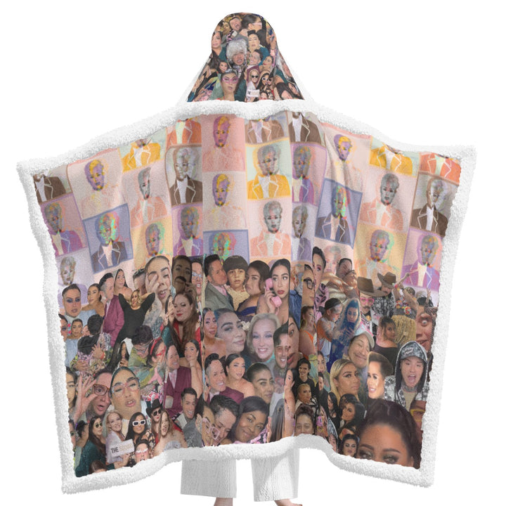 Wearable Blanket w/Hoodie (SM-LG)| Style# A02