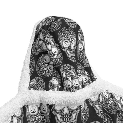 Sugar My Skulls | Wearable Blanket w/Hoodie (Sm-Med)