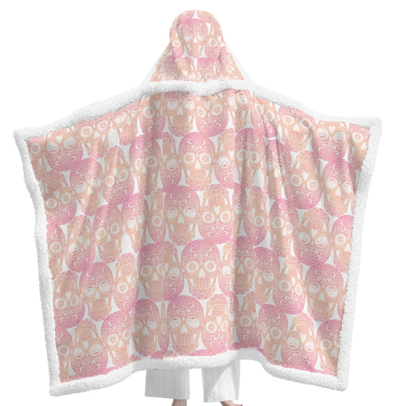 Sugar My Skulls | Wearable Blanket w/Hoodie (Sm-Med)