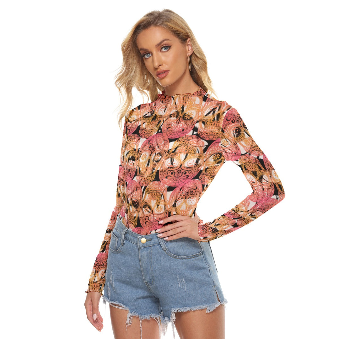 Sugar My Skulls | Mesh T-Shirt (XS-6XL) STYLE# HH147