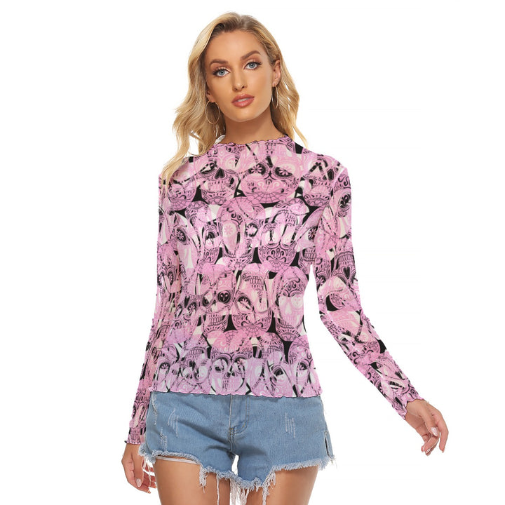 Sugar My Skulls | Mesh T-Shirt (XS-6XL) STYLE# HH152