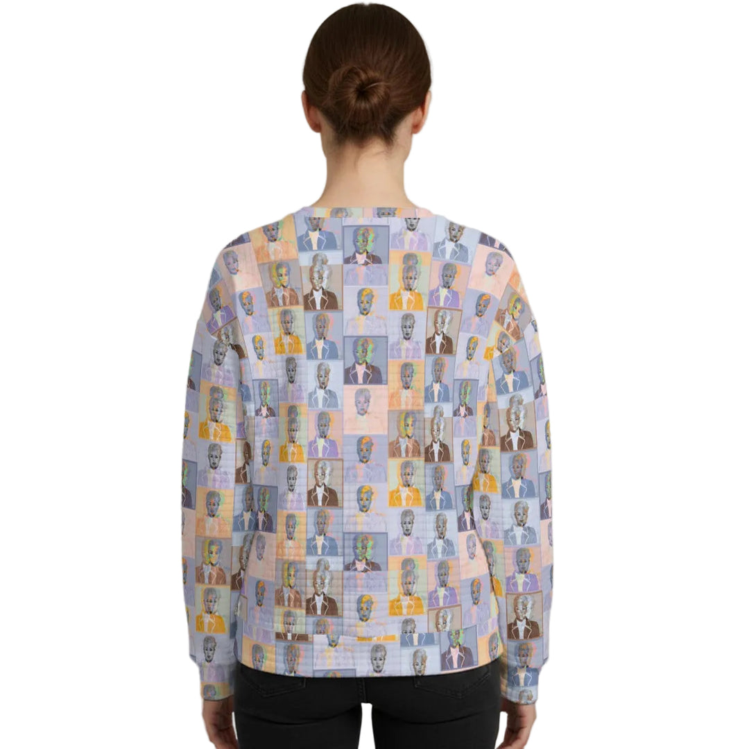 Thick Waffle Knit Sweatshirt | (XS-6XL)