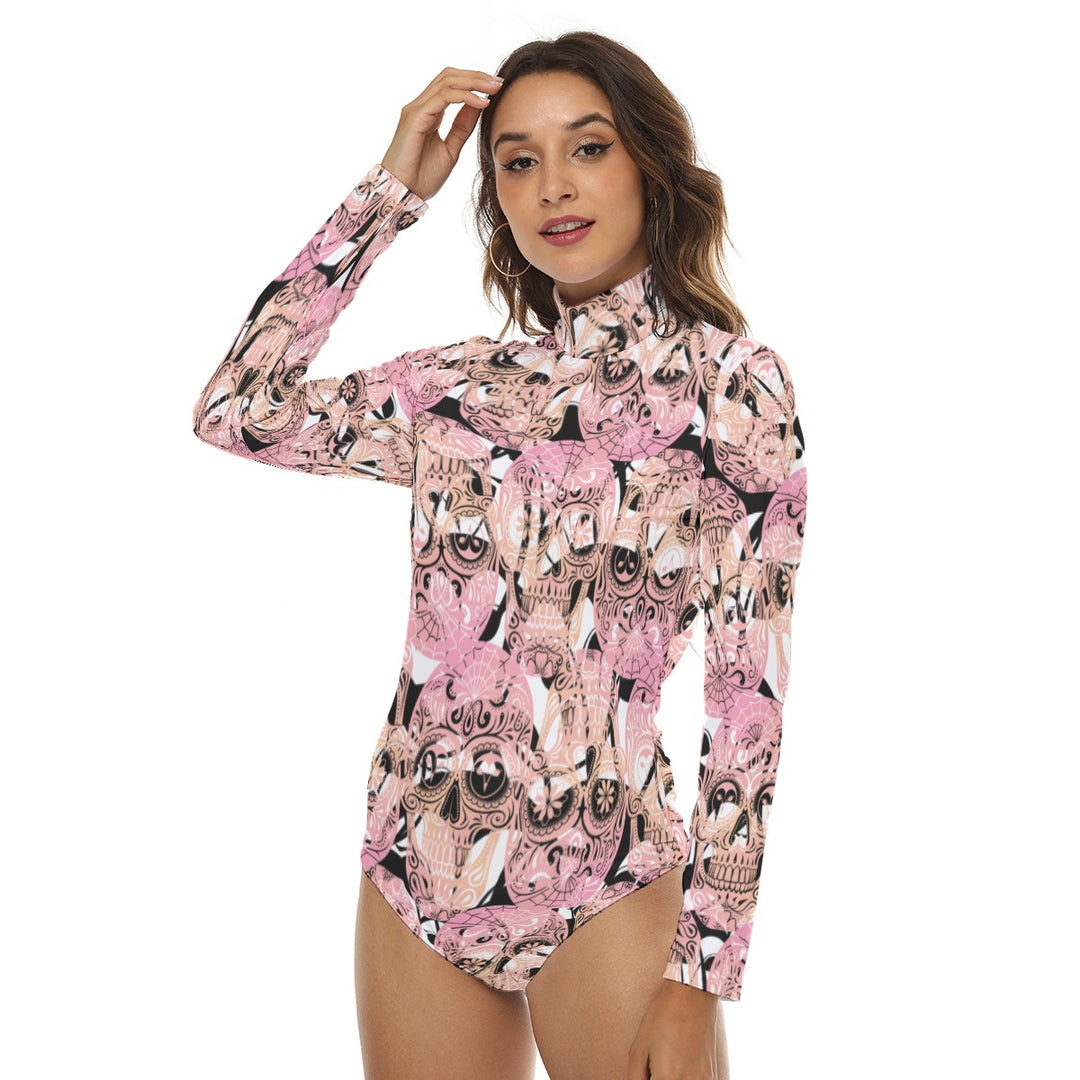 Sugar My Skulls | Bodysuit (SM-4XL) STYLE# HH058
