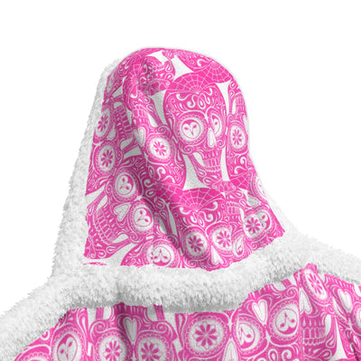 Sugar My Skulls | Wearable Blanket w/Hoodie (Sm-Med)