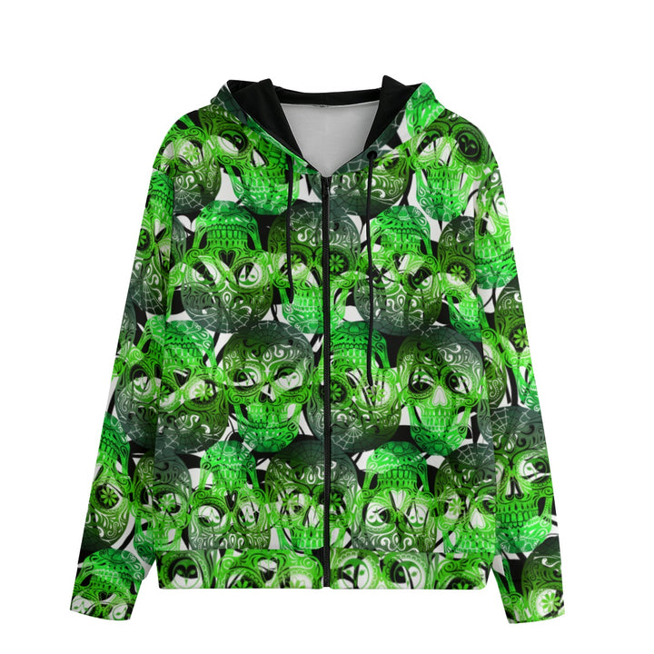 Sugar My Skulls | Zip Up Hoodie (SM-6XL) STYLE# HH012