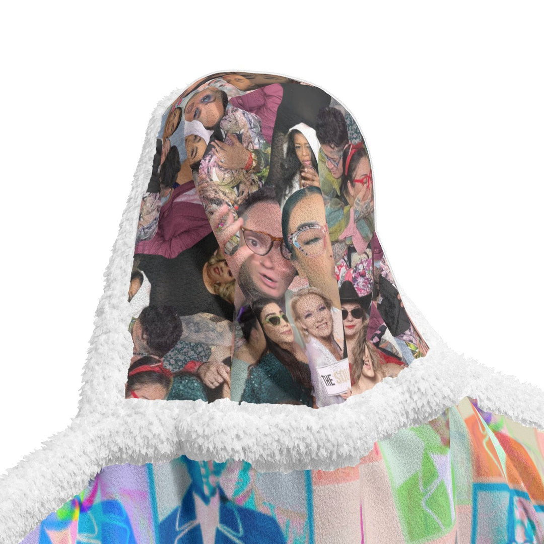 Wearable Blanket w/Hoodie (SM-LG)| Style# A04