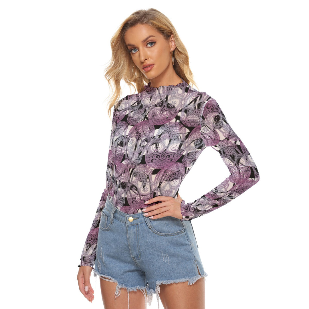 Sugar My Skulls | Mesh T-Shirt (XS-6XL) STYLE# HH145